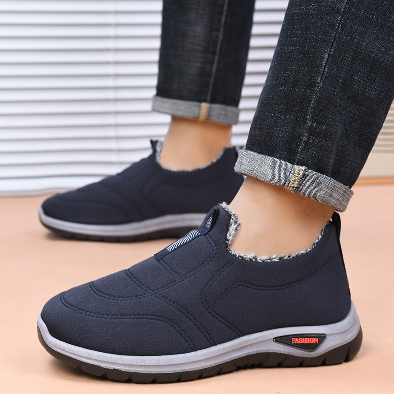 Men'S Shoes With Toes - Thickened Fleece Winter Cotton Shoes Women's