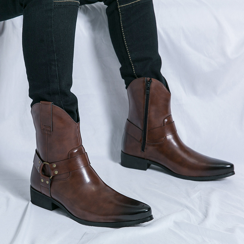 Men Shoes Brands - Men's Loafers Luxury Brand Leather Dress