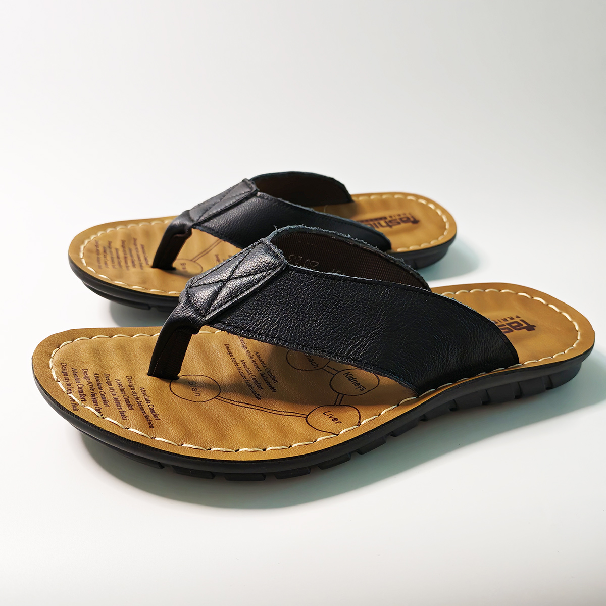 Men Shoes Brands - Summer Shoes Men Slippers Genuine Leather