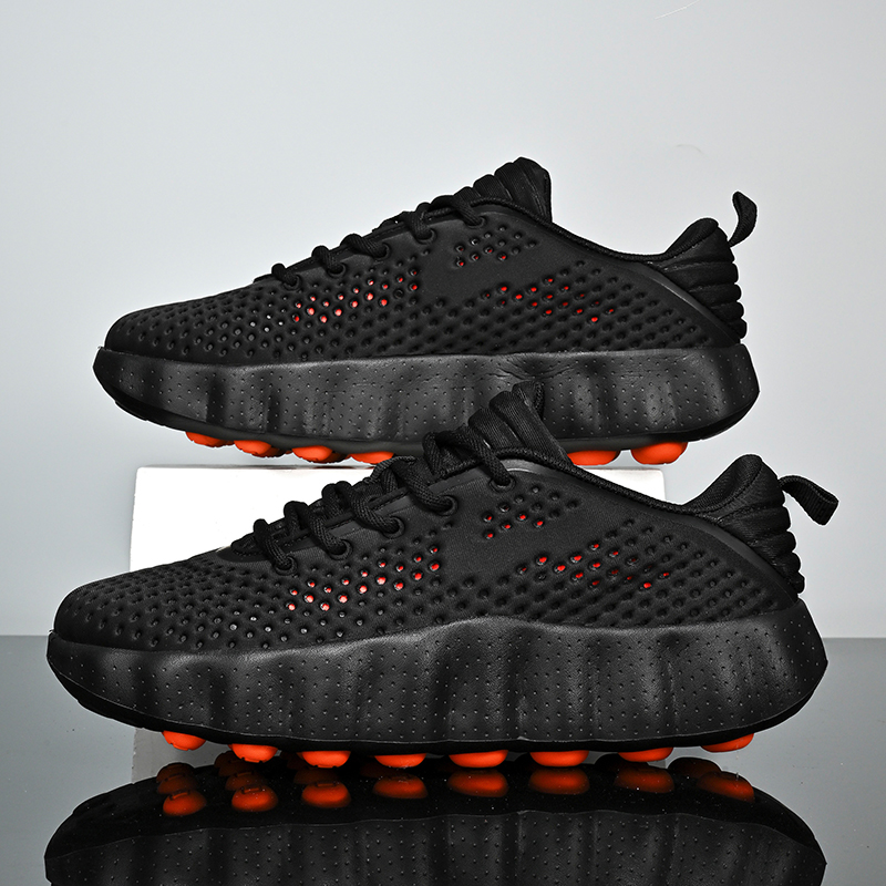 Men Shoes Size Chart - Men's Breathable Running Shoes Cushioned Non-Slip
