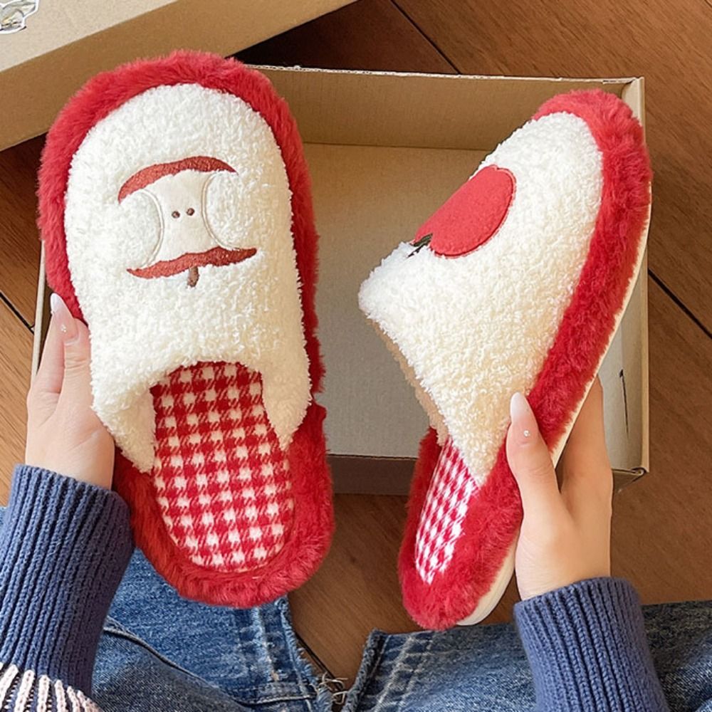 Men Shoes Casual - Fashion Grid Stripe Cute Slippers Non-Slip