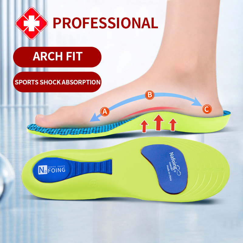 Men'S Shoes For Plantar Fasciitis - Orthopedic Insoles for Feet Sport Shock-absorbing