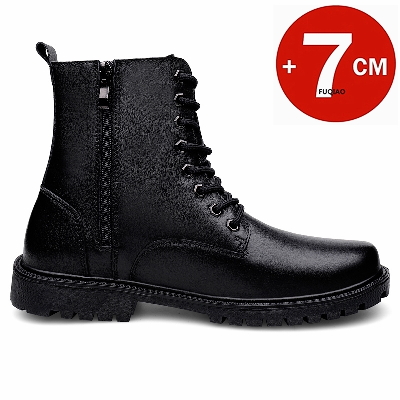 Men's Genuine Leather Elevator - Men Shoes Size Chart recension och pris