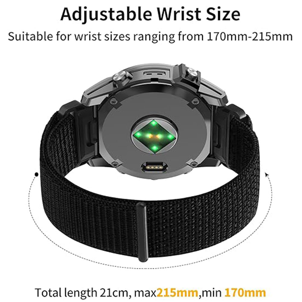 26mm 22mm QuickFit Nylon Watch - Velcro Strap Sandal recension och pris