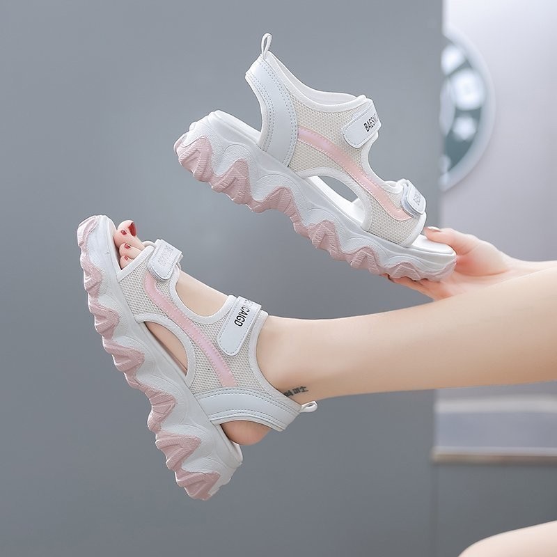 2026 Summer Women's Korean-Sty - Velcro Strap Sandal recension och pris