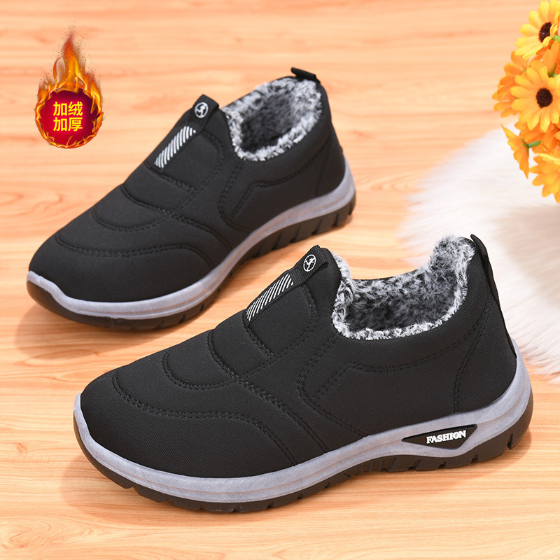 Thickened Fleece Winter Cotton - Men'S Shoes With Toes recension och pris