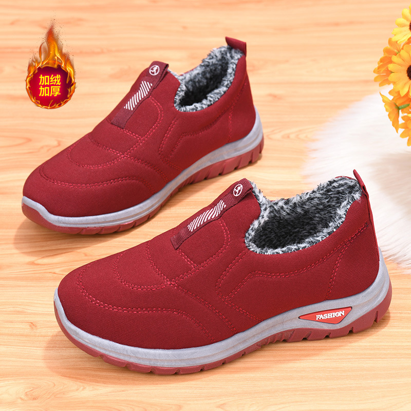 Thickened Fleece Winter Cotton - Men'S Shoes With Toes recension och pris