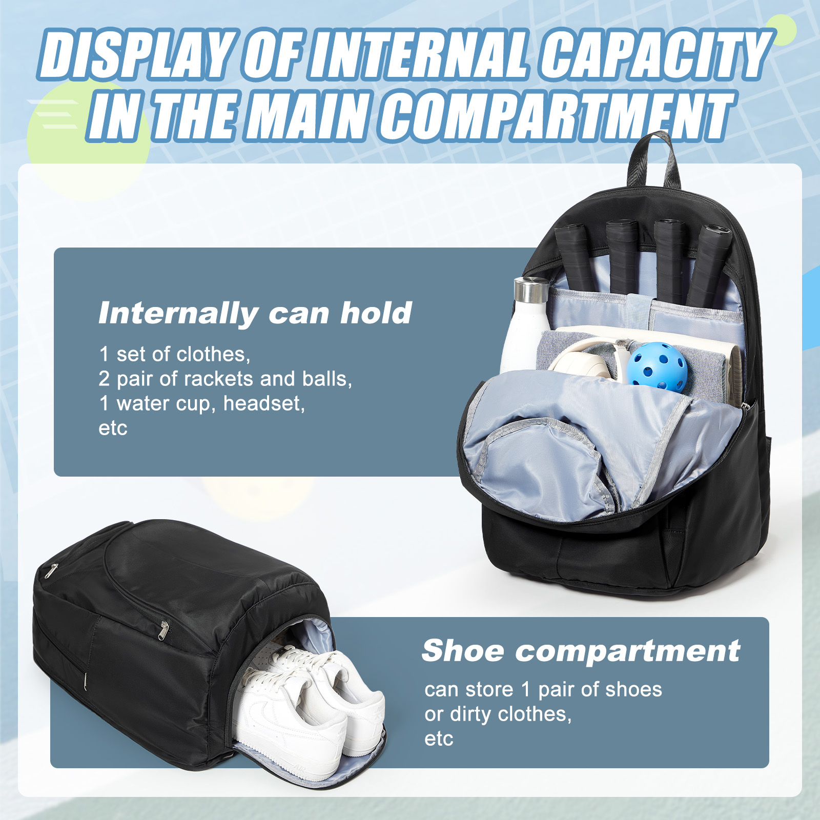 Tennis Bag Tennis Backpack 2 R - Men Shoes Casual recension och pris