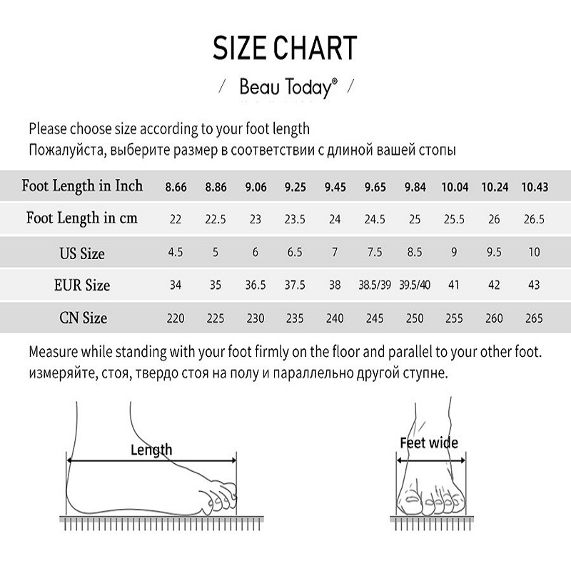BeauToday Sandals Women Cloth  - Velcro Strap Sandal recension och pris