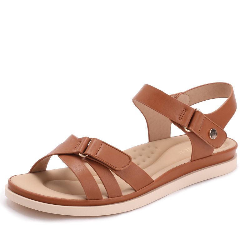 Flat-soled fashionable outdoor - Velcro Strap Sandal recension och pris