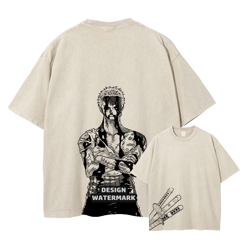Roronoa Zoro T-shirts Anime O- - Men'S Shoes Xl recension och pris