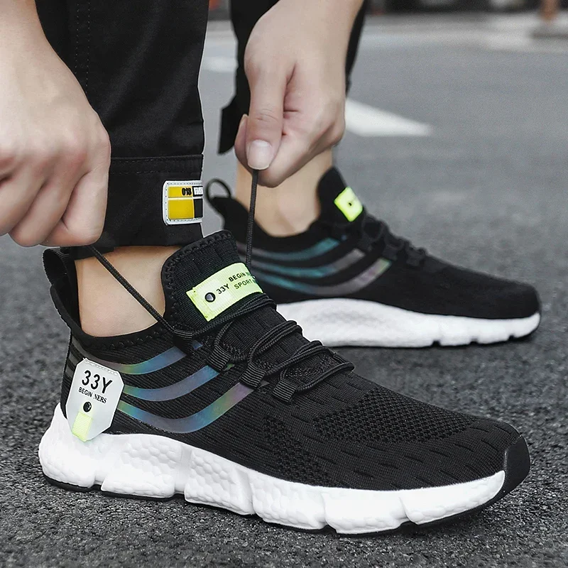 Men's Sneakers Mesh Breathable - Men Shoes Size Chart recension och pris