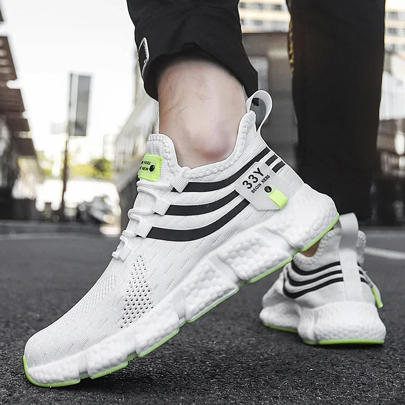 Men's Sneakers Mesh Breathable - Men Shoes Size Chart recension och pris