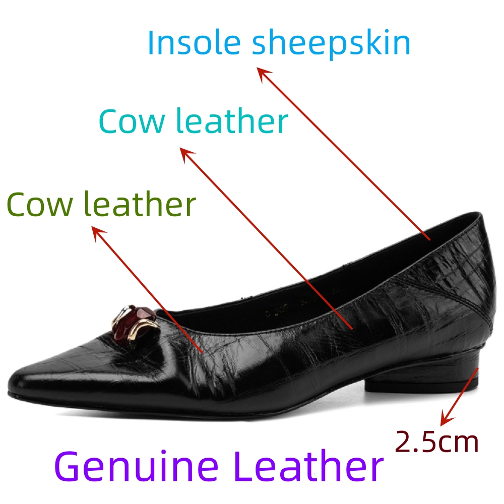 【JOCHEBED HU】Women's Handmade  - Men'S Shoes With Toes recension och pris