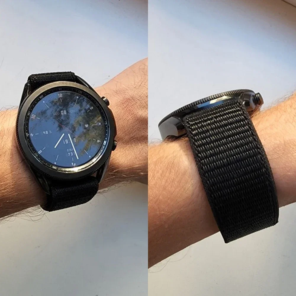26/22mm Nylon Loop Watch Band  - Velcro Strap Sandal recension och pris