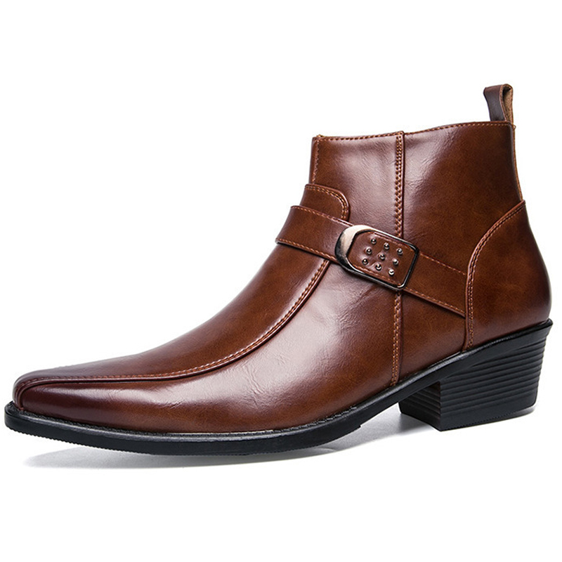 2026 New Men's Retro Cowboy Bo - Men Shoes Brands recension och pris
