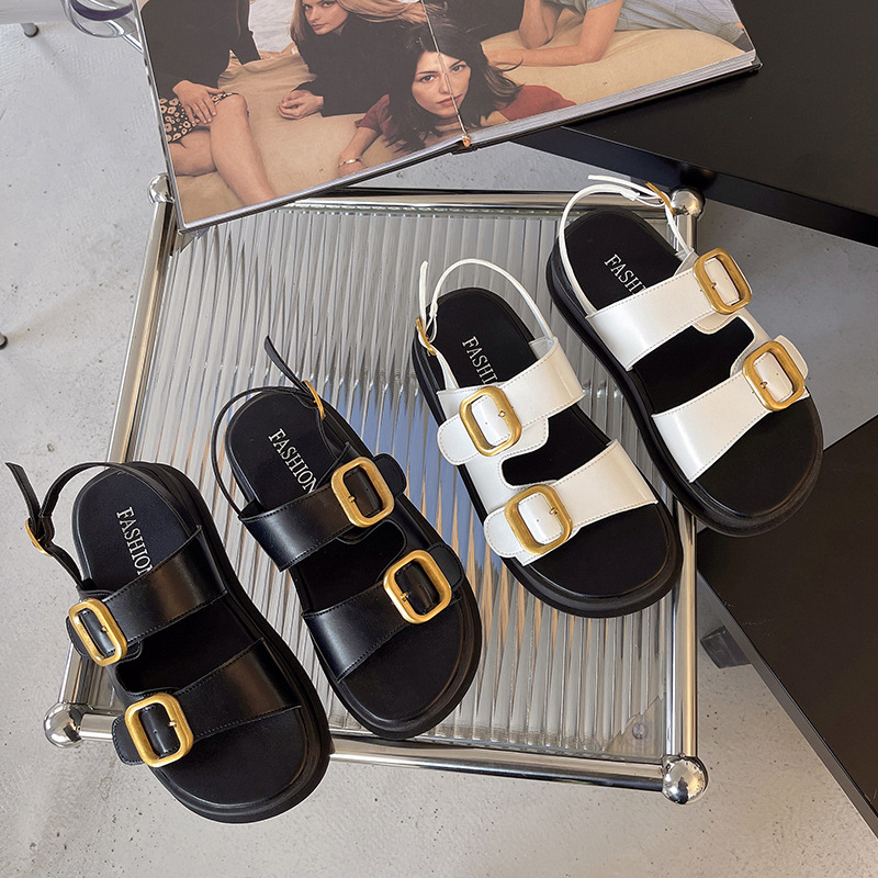 Gladiator Platform Women's San - Velcro Strap Sandal recension och pris