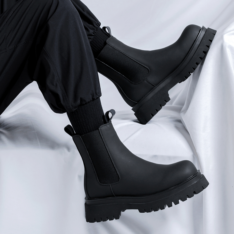 2026 Platform Black High Top B - Men Shoes Brands recension och pris