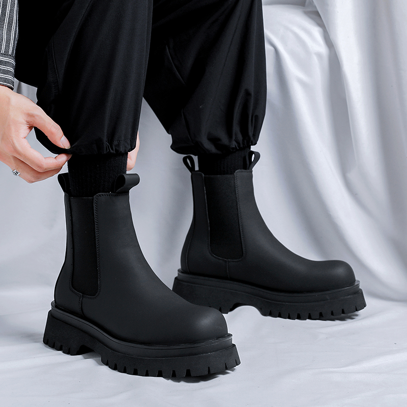 2026 Platform Black High Top B - Men Shoes Brands recension och pris