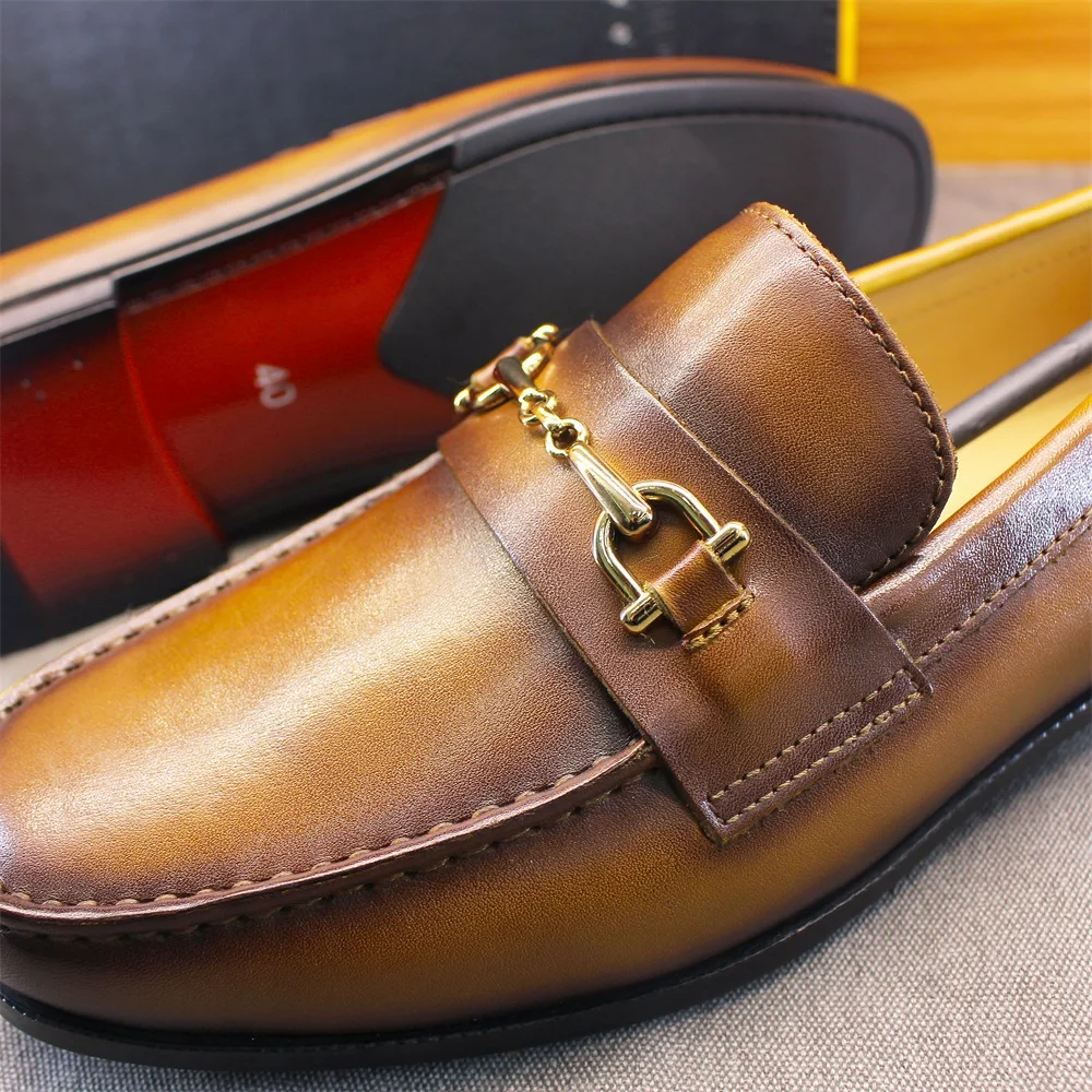 Men's Loafers Dress Shoes roun - Men'S Shoes With Toes recension och pris