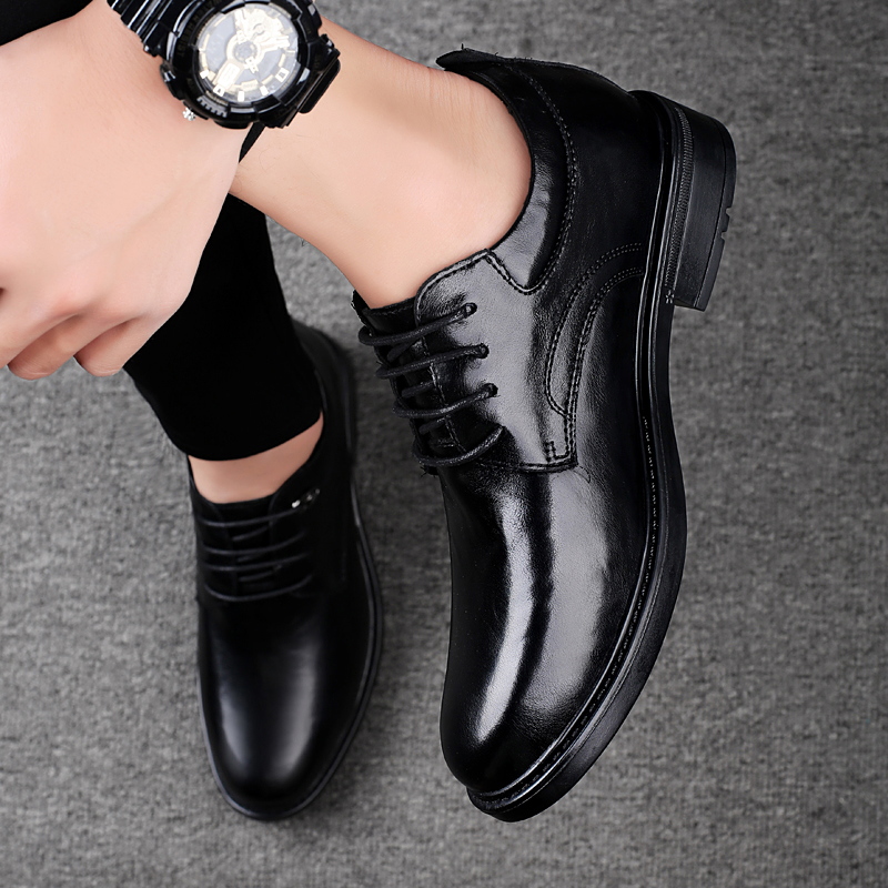 Leather Casual Elevator Shoes  - Men Shoes Size Chart recension och pris